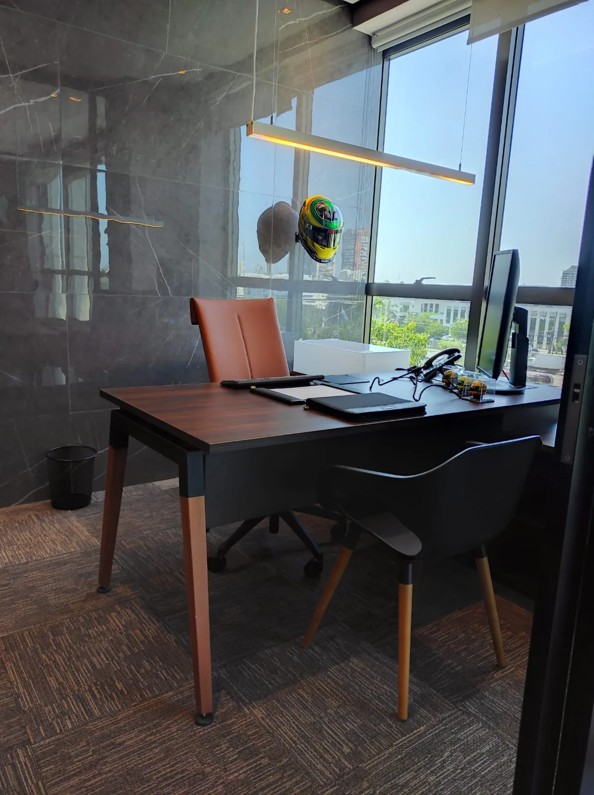 Sala de diretoria projetada